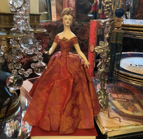 Woman In Red Porcelain